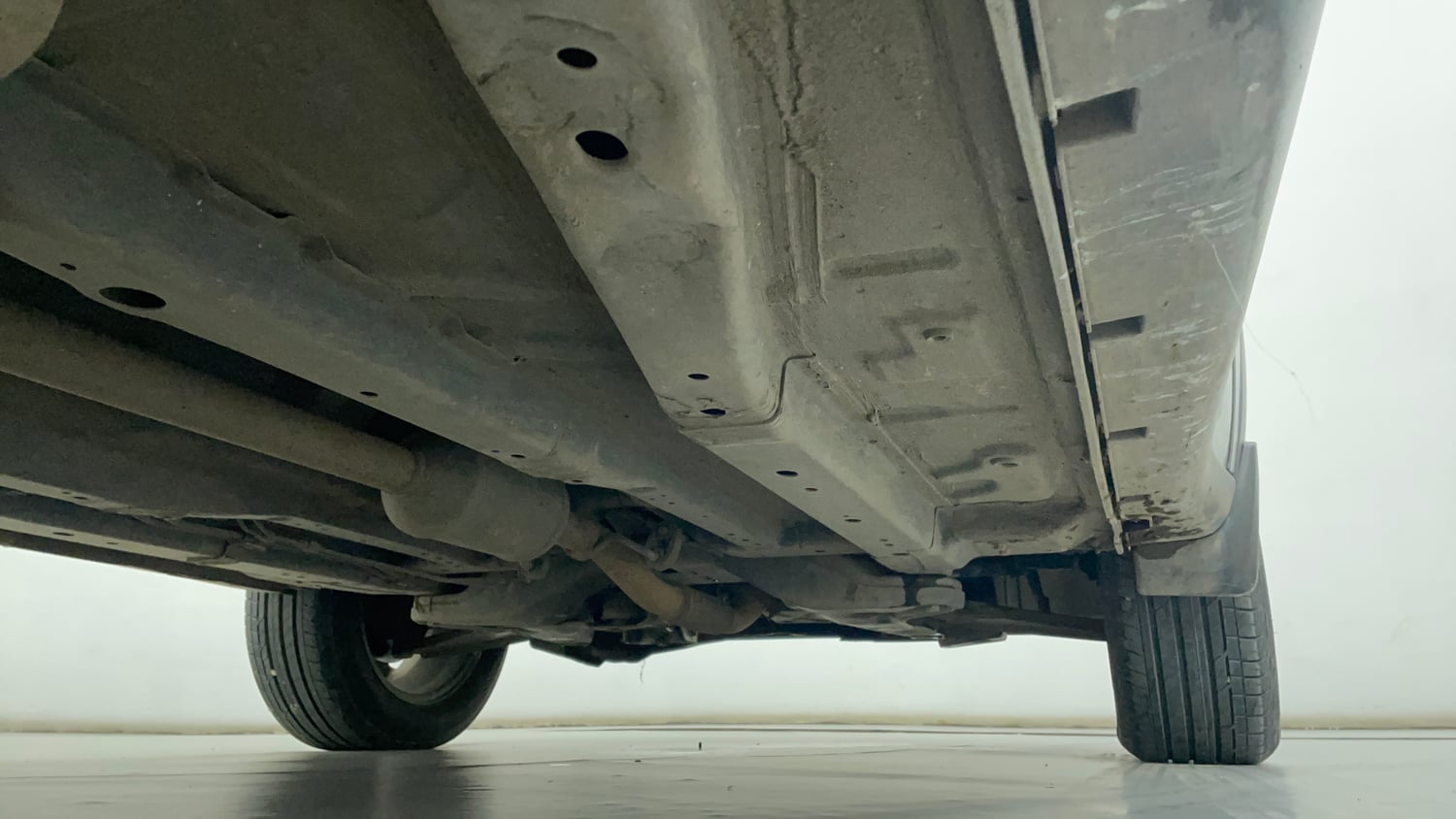 Used 2022 Tata Nexon XZ Plus Diesel Diesel Manual extra REAR RIGHT UNDERBODY VIEW
