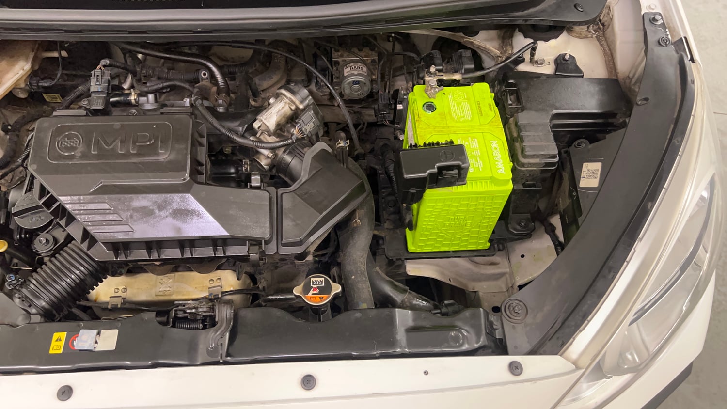 Used 2018 Hyundai Santro Asta Petrol Manual engine ENGINE LEFT SIDE VIEW