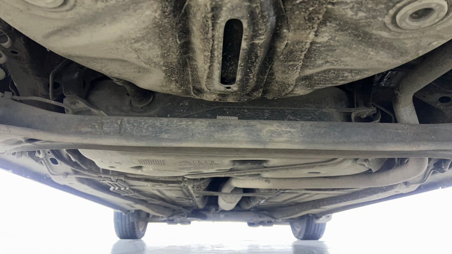 Used 2017 Maruti Suzuki Baleno Zeta 1.3 Diesel Manual extra REAR UNDERBODY VIEW (TAKEN FROM REAR)