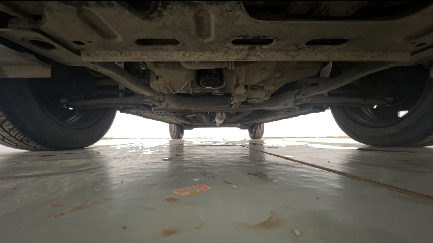 Used 2023 Nissan Magnite XL Petrol Manual extra FRONT LEFT UNDERBODY VIEW