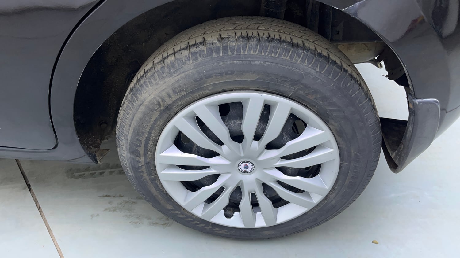 Used 2015 Nissan Micra XL Petrol Manual tyres LEFT REAR TYRE RIM VIEW