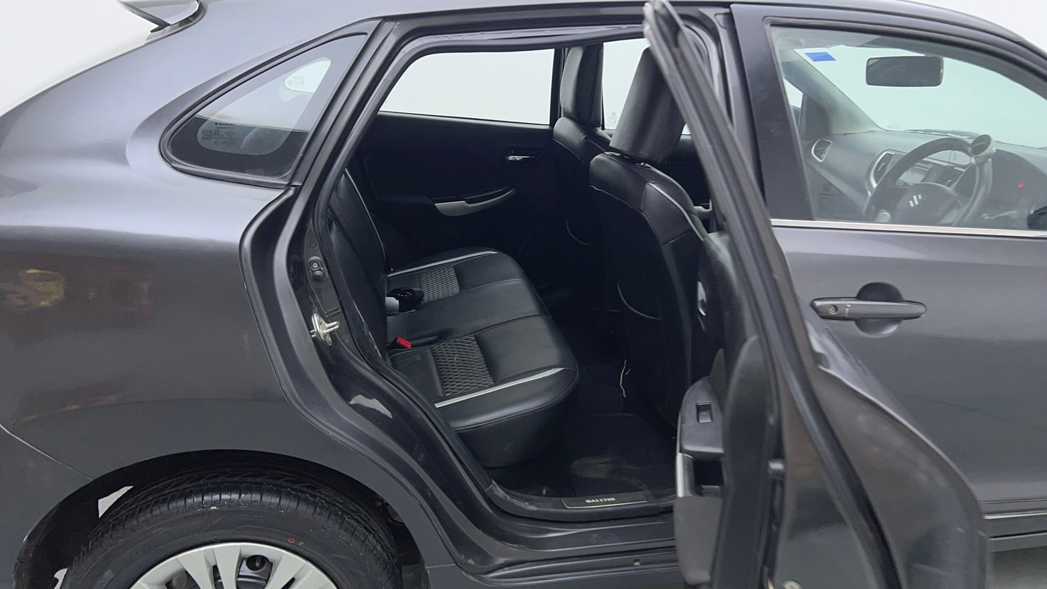 Used 2018 Maruti Suzuki Baleno Delta 1.2 Petrol Manual interior RIGHT SIDE REAR DOOR CABIN VIEW