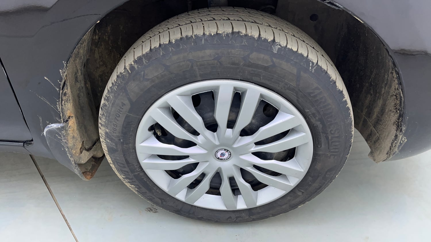 Used 2015 Nissan Micra XL Petrol Manual tyres RIGHT FRONT TYRE RIM VIEW