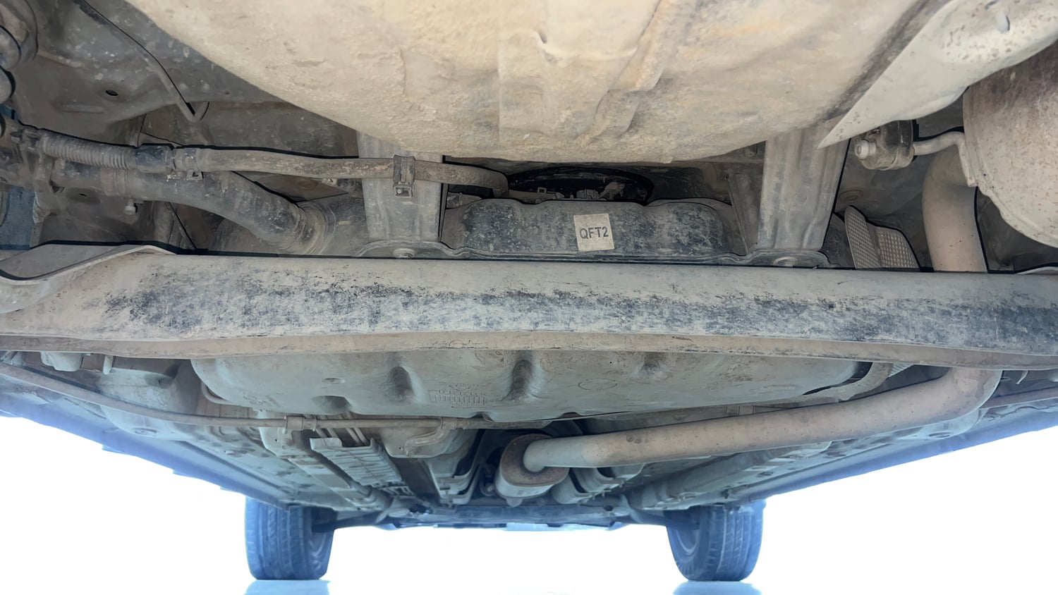 Used 2020 Hyundai Venue SX Plus 1.0 Turbo DCT Petrol Automatic extra REAR UNDERBODY VIEW (TAKEN FROM REAR)