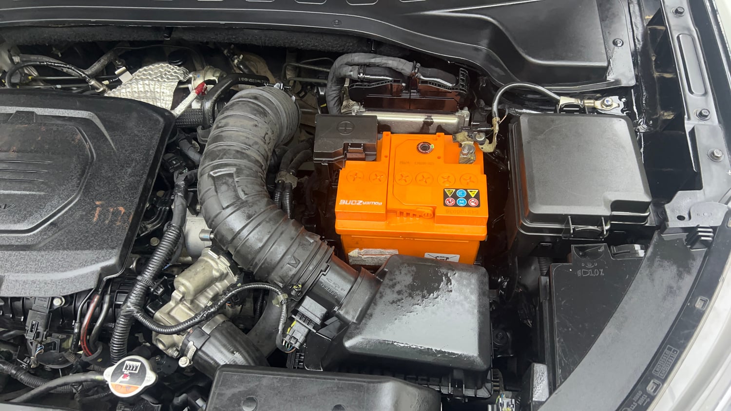 Used 2022 Kia Sonet HTX Plus 1.5 Diesel Manual engine ENGINE LEFT SIDE VIEW