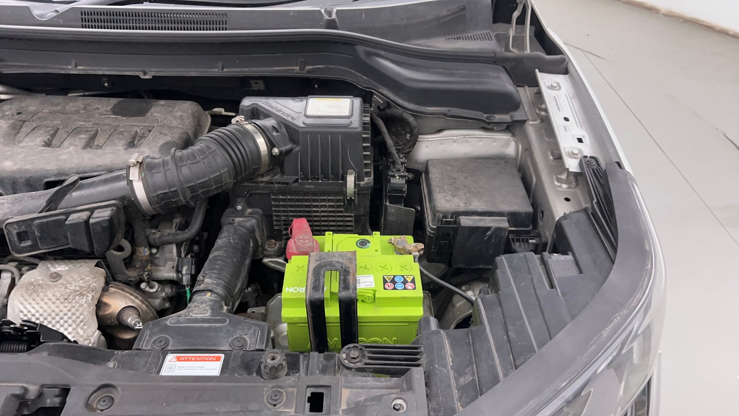 Used 2021 Mahindra XUV 300 W8 (O) 1.2 Petrol Petrol Manual engine ENGINE LEFT SIDE VIEW