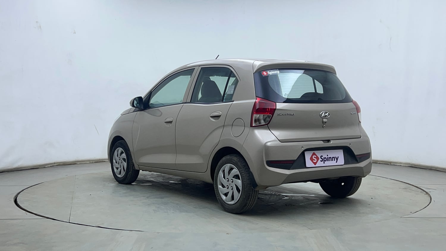 Used 2019 Hyundai Santro Sportz AMT Petrol Automatic exterior LEFT REAR CORNER VIEW