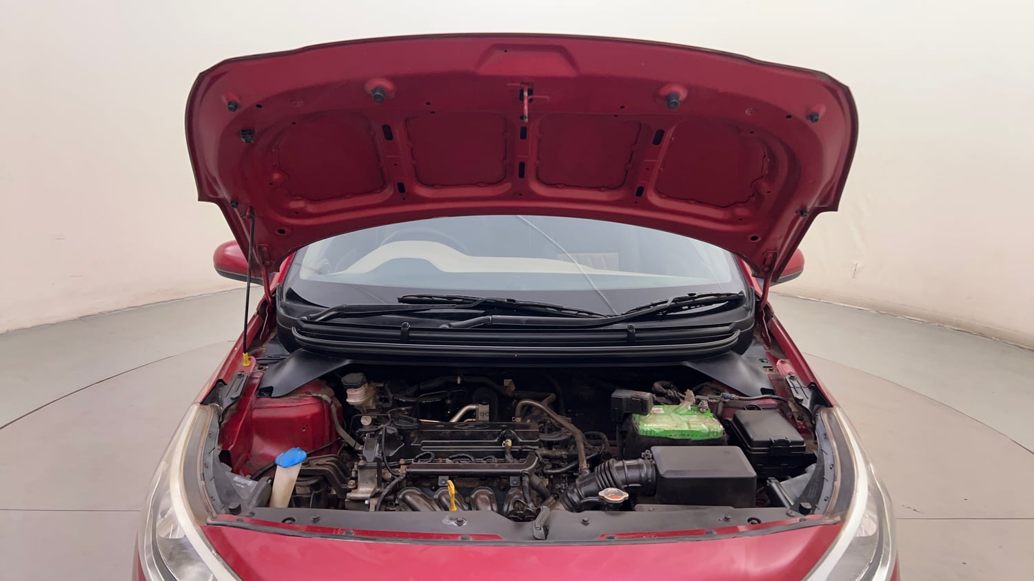 Used 2017 Hyundai Elite i20 Magna Executive 1.2 Petrol Manual engine ENGINE & BONNET OPEN FRONT VIEW