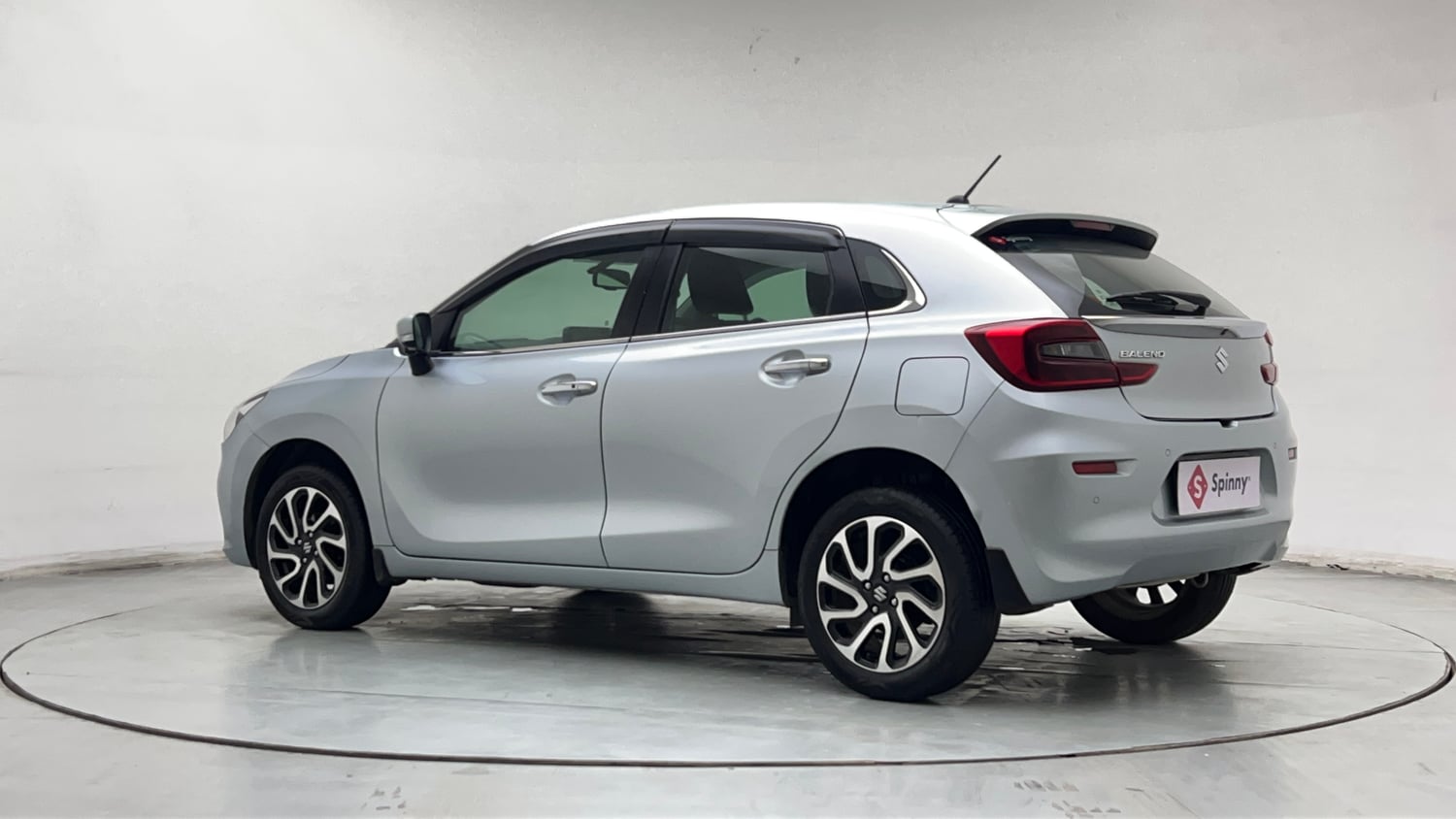 Used 2024 Maruti Suzuki Baleno Alpha MT Petrol Manual exterior LEFT REAR CORNER VIEW