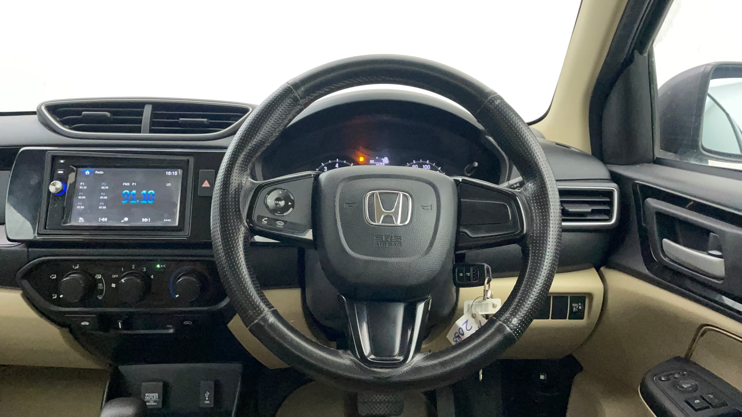 Used 2018 Honda Amaze 1.2 S CVT Petrol Petrol Automatic interior STEERING VIEW