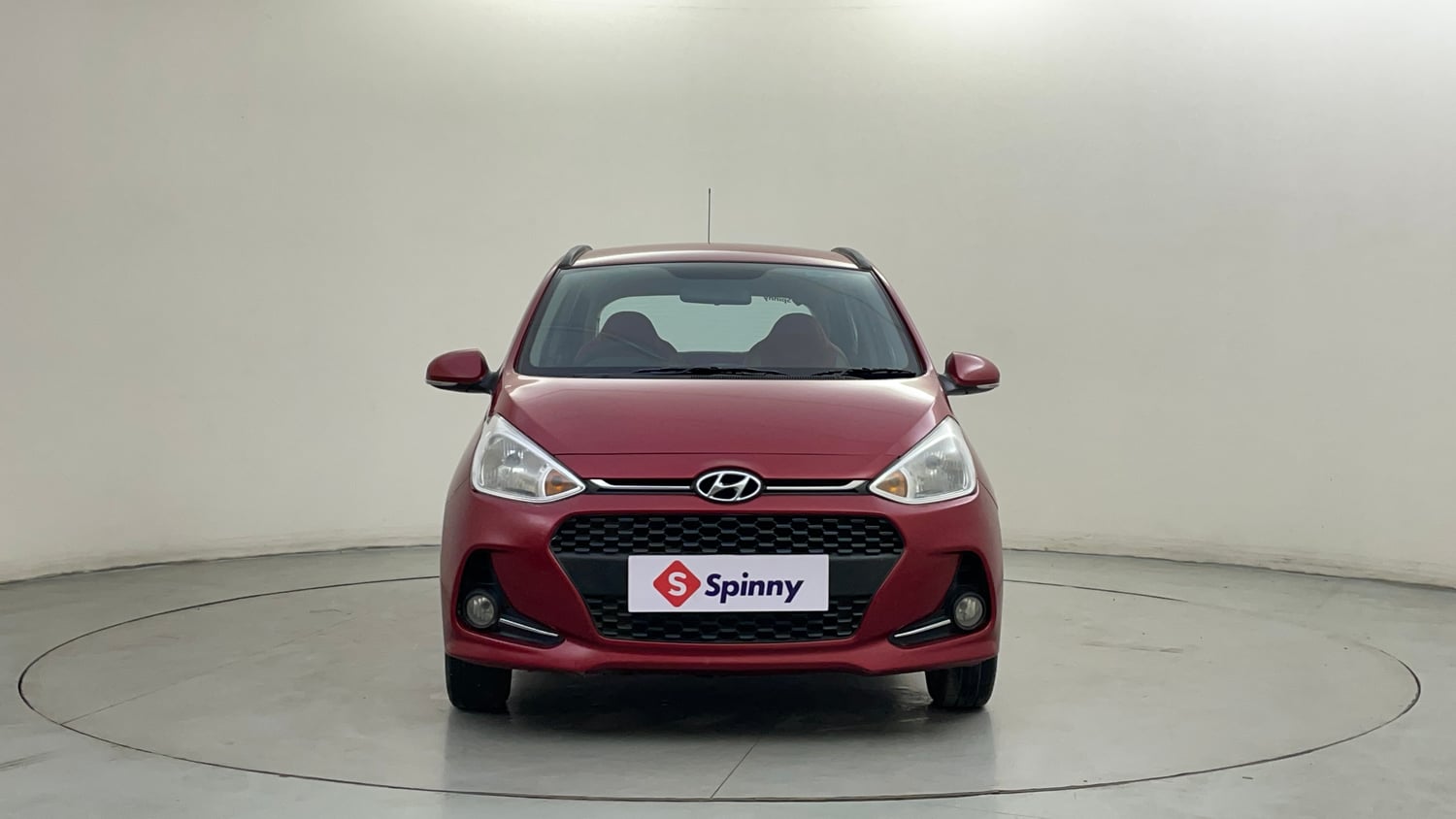 Used 2018 Hyundai Grand i10 Sportz AT 1.2 Kappa VTVT Petrol Automatic exterior FRONT VIEW