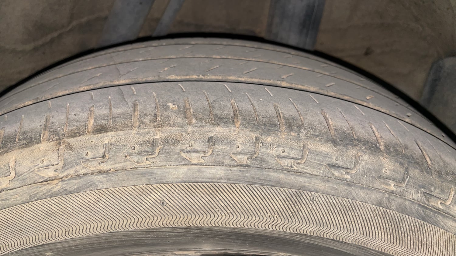Used 2021 Honda City VX Petrol Petrol Manual tyres LEFT REAR TYRE TREAD VIEW