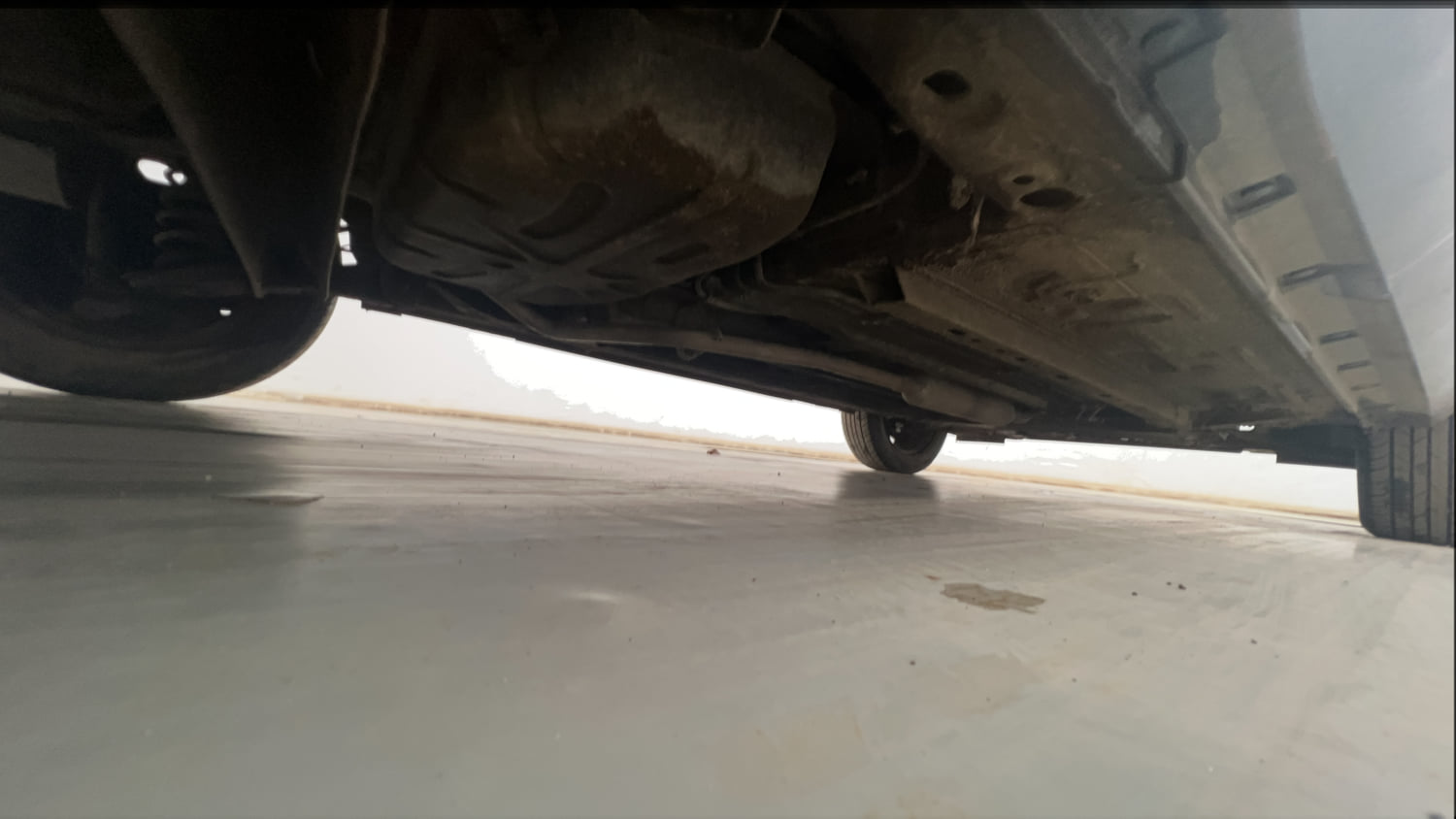 Used 2023 Nissan Magnite XL Petrol Manual extra REAR RIGHT UNDERBODY VIEW