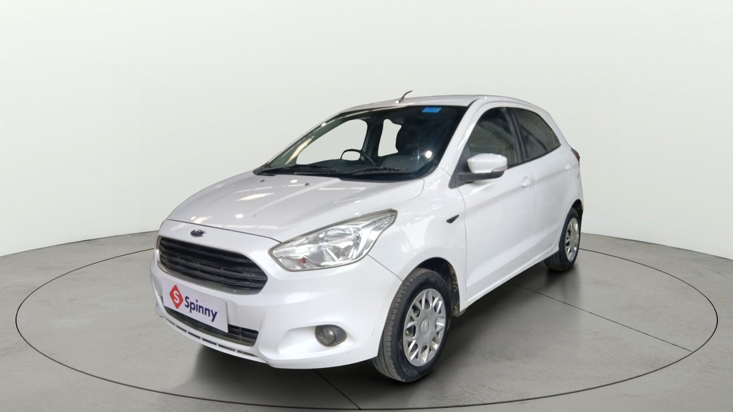 Used 2017 Ford Figo Trend 1.2 Ti-VCT Petrol Manual exterior LEFT FRONT CORNER VIEW