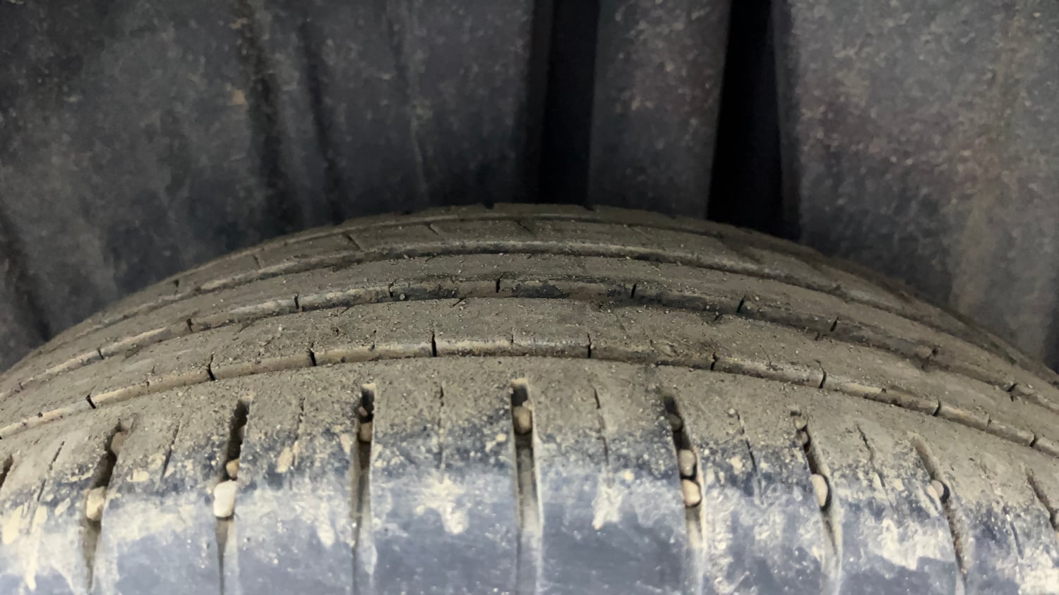 Used 2024 Maruti Suzuki Baleno Alpha MT Petrol Manual tyres LEFT REAR TYRE TREAD VIEW