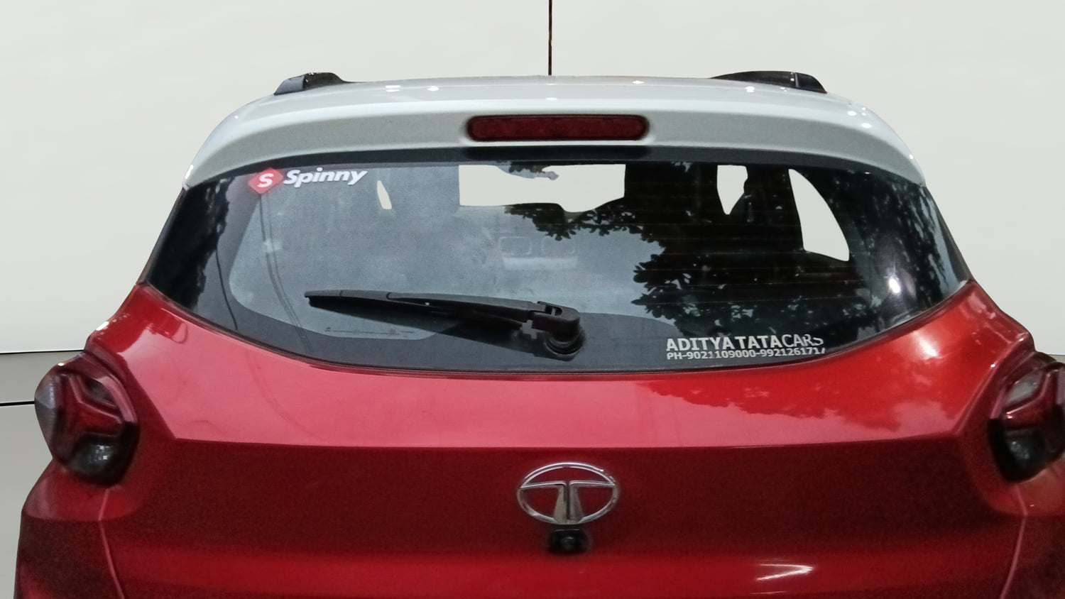Used 2022 Tata Punch Creative AMT Petrol Automatic exterior BACK WINDSHIELD VIEW