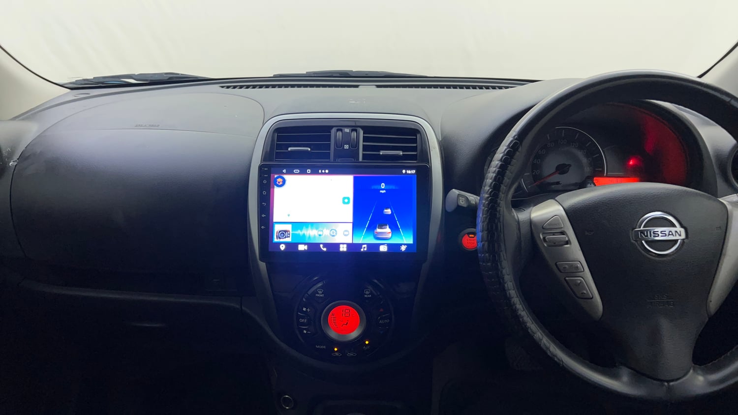Used 2016 Nissan Micra XV CVT Petrol Automatic interior MUSIC SYSTEM & AC CONTROL VIEW