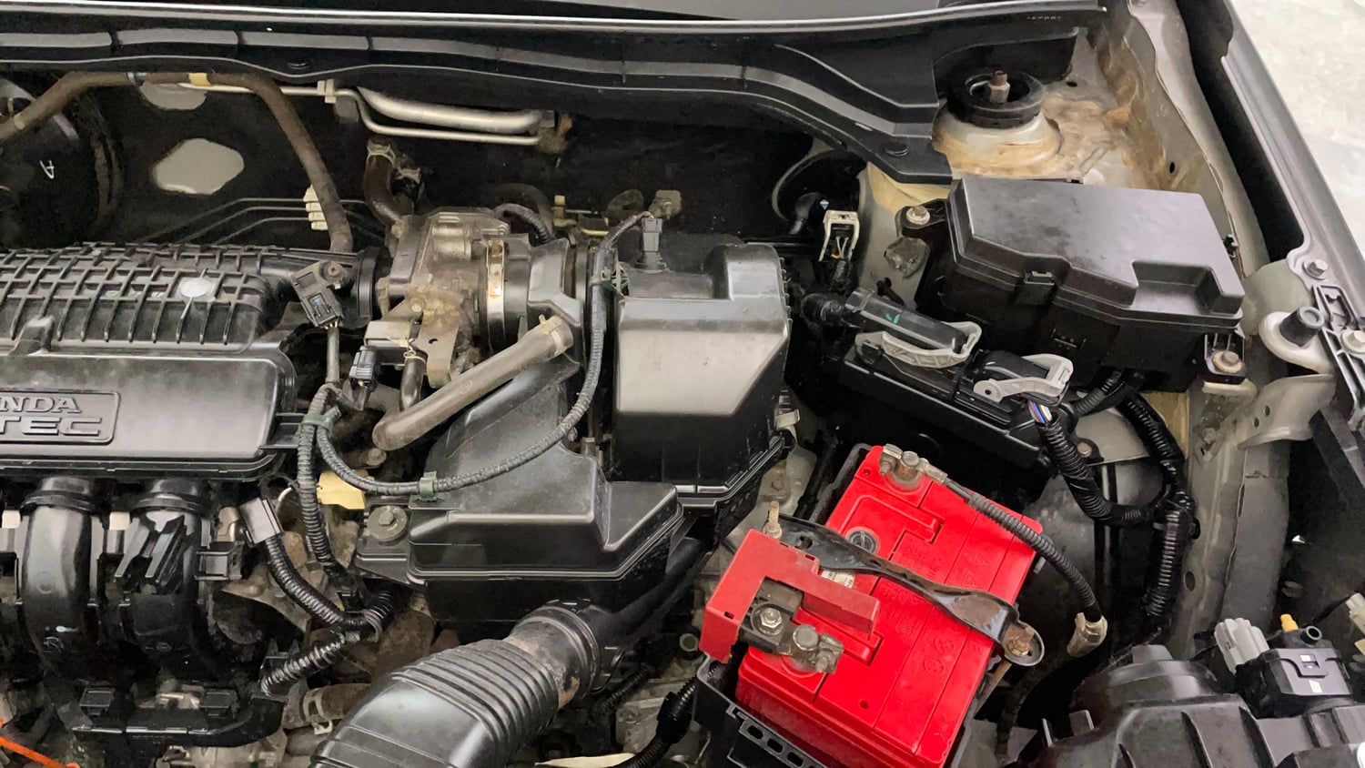 Used 2018 Honda Amaze 1.2 S CVT Petrol Petrol Automatic engine ENGINE LEFT SIDE VIEW