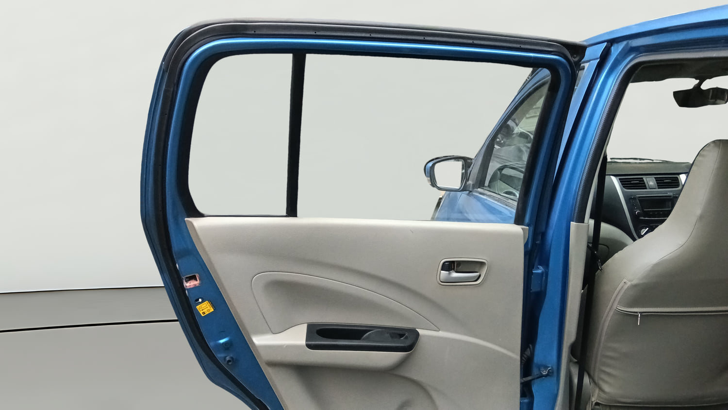 Used 2015 Maruti Suzuki Celerio ZXi Petrol Manual interior LEFT REAR DOOR OPEN VIEW