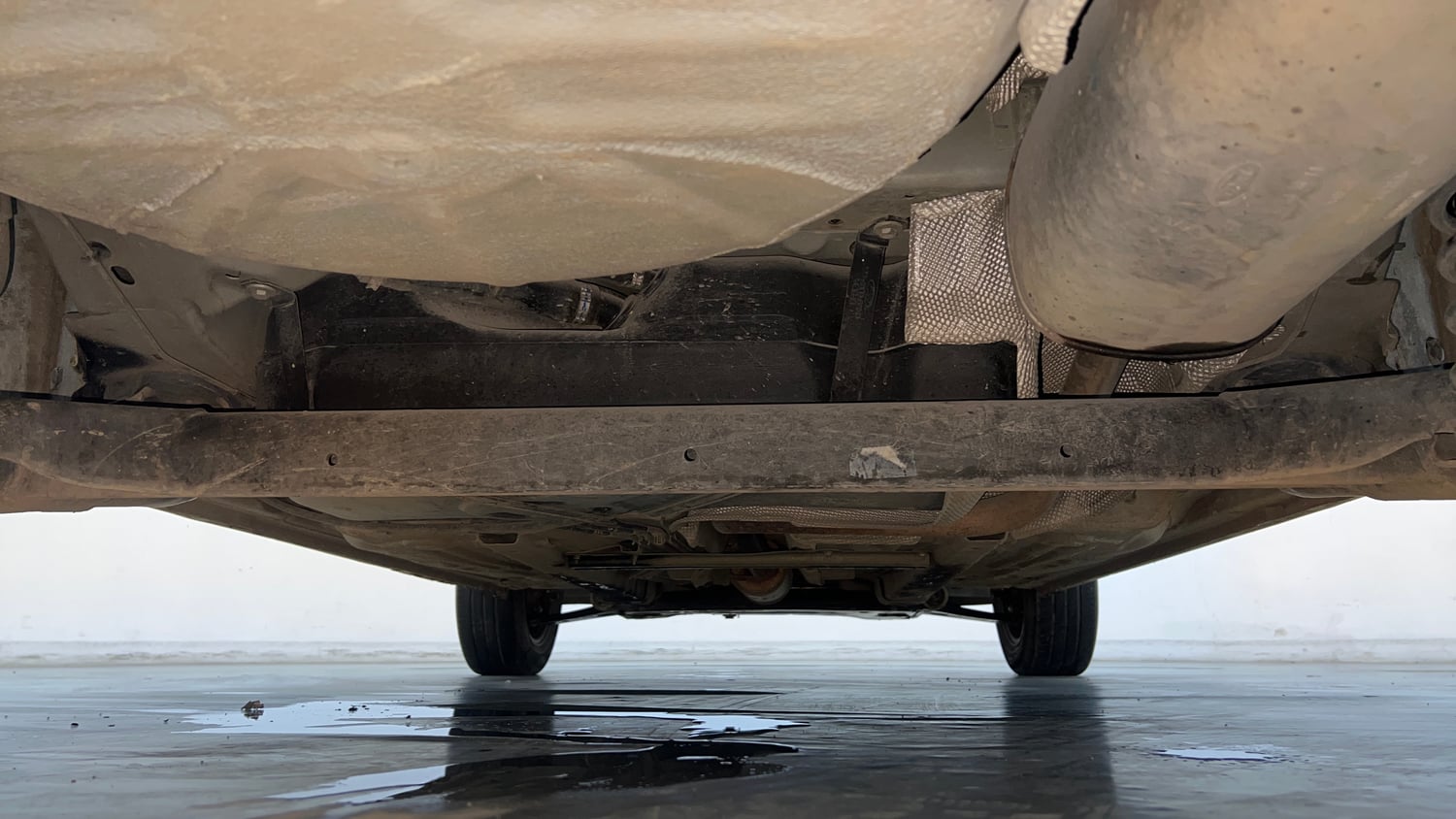 Used 2014 Ford Figo Duratec Petrol EXI 1.2 Petrol Manual extra REAR UNDERBODY VIEW (TAKEN FROM REAR)