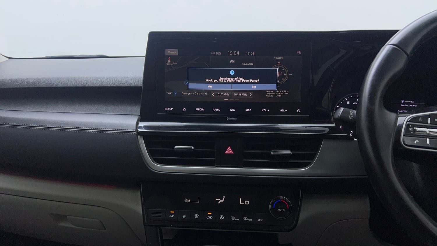 Used 2020 Kia Seltos HTX IVT 1.5 Petrol Automatic top_features Touch screen infotainment system