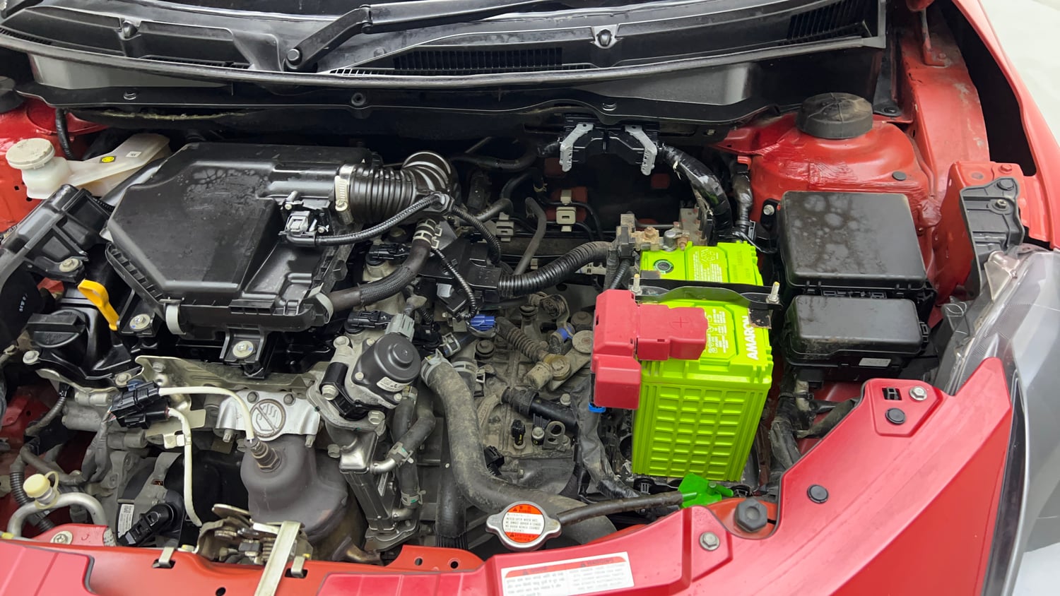 Used 2024 Maruti Suzuki Swift VXi (O) Petrol Manual engine ENGINE LEFT SIDE VIEW