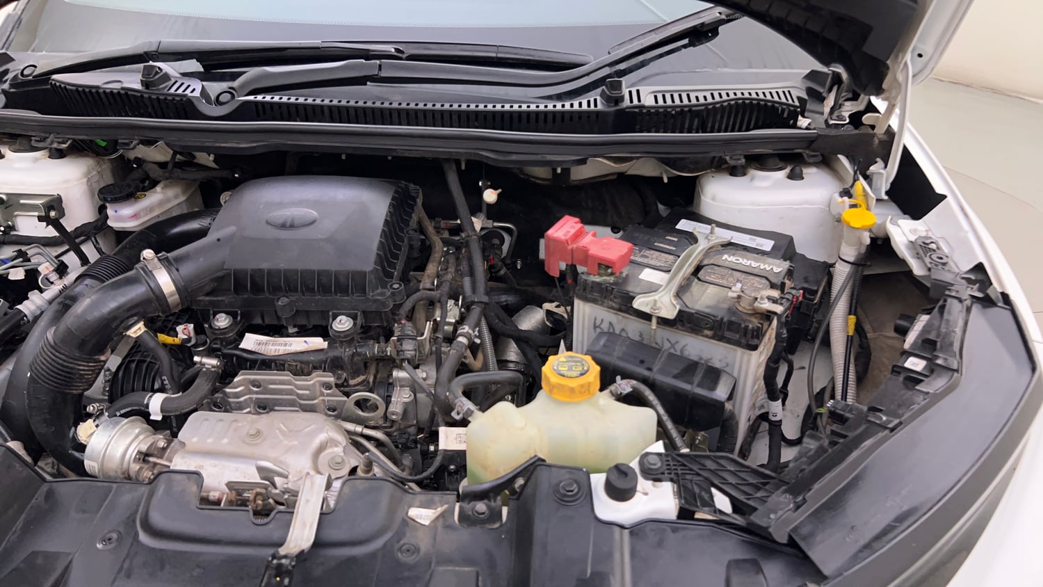 Used 2025 Tata Nexon Fearless Plus (PS) 1.2 Petrol DCA Dual Tone Petrol Automatic engine ENGINE LEFT SIDE HINGE & APRON VIEW