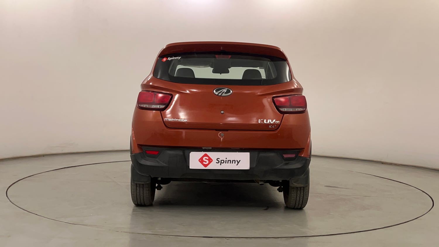 Used 2016 Mahindra KUV100 K4 5 STR Petrol Manual exterior BACK VIEW