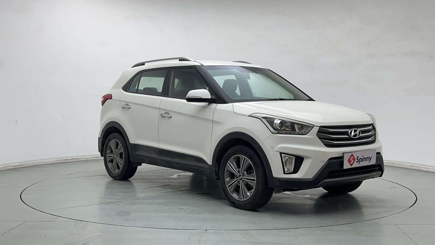 Used 2018 Hyundai Creta SX Plus 1.6 AT Petrol Petrol Automatic exterior RIGHT FRONT CORNER VIEW