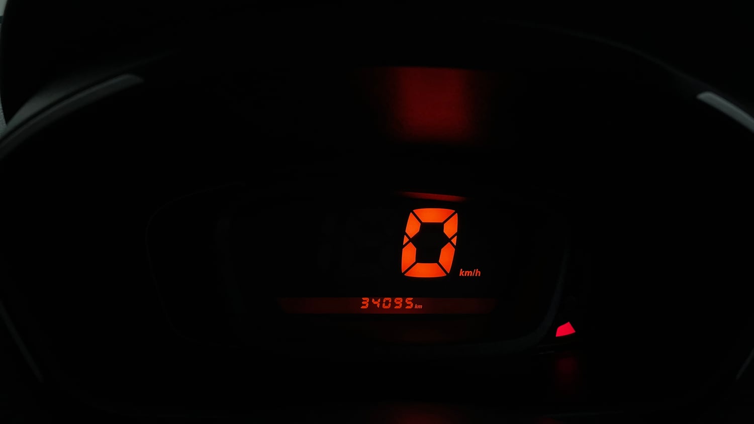 Used 2016 Renault Kwid RXL Petrol Manual interior CLUSTERMETER VIEW