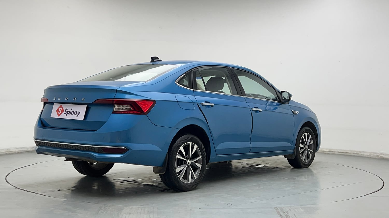 Used 2022 Skoda Slavia Style 1.5L TSI DSG Petrol Automatic exterior RIGHT REAR CORNER VIEW