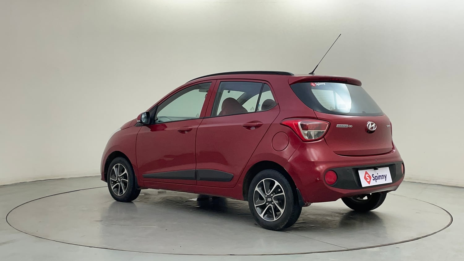 Used 2018 Hyundai Grand i10 Sportz AT 1.2 Kappa VTVT Petrol Automatic exterior LEFT REAR CORNER VIEW
