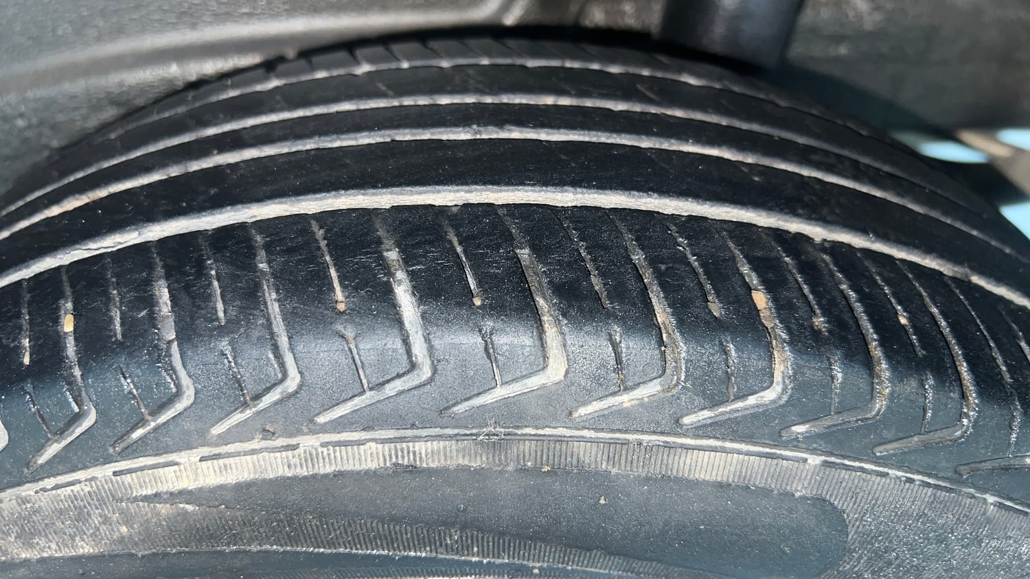 Used 2022 Maruti Suzuki Wagon R LXI 1.0 Petrol Manual tyres LEFT REAR TYRE TREAD VIEW