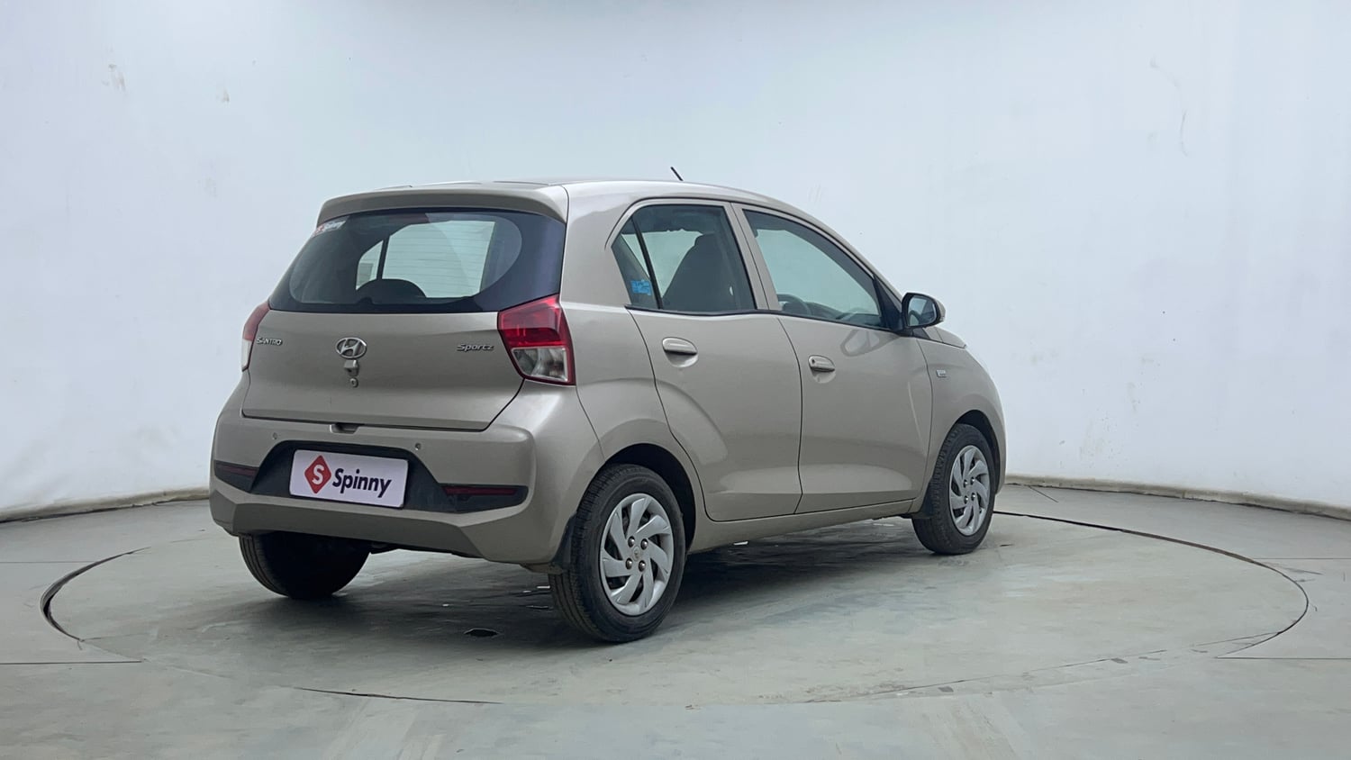 Used 2019 Hyundai Santro Sportz AMT Petrol Automatic exterior RIGHT REAR CORNER VIEW