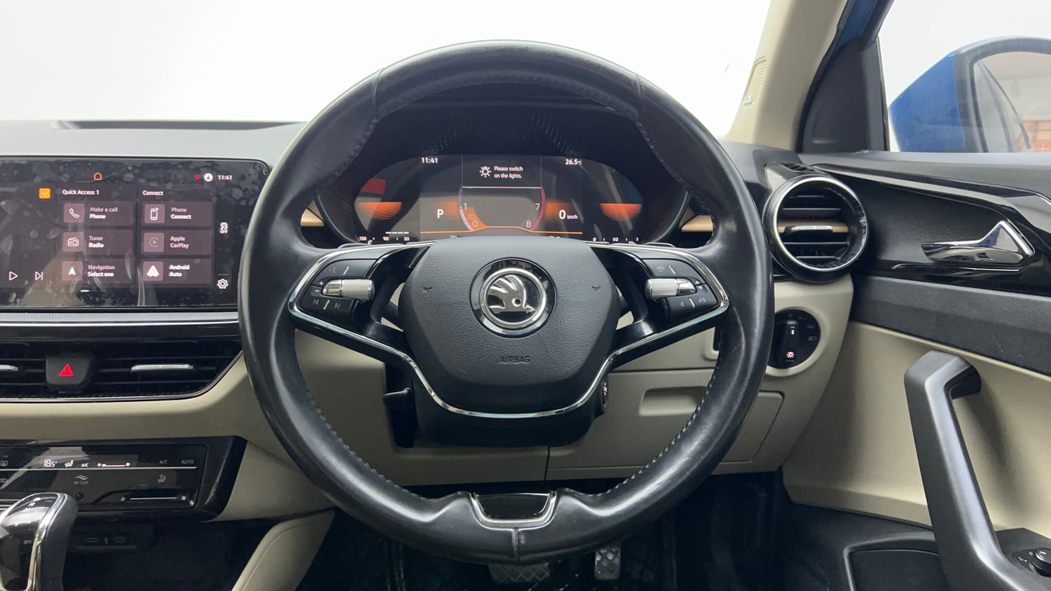 Used 2022 Skoda Slavia Style 1.5L TSI DSG Petrol Automatic interior STEERING VIEW