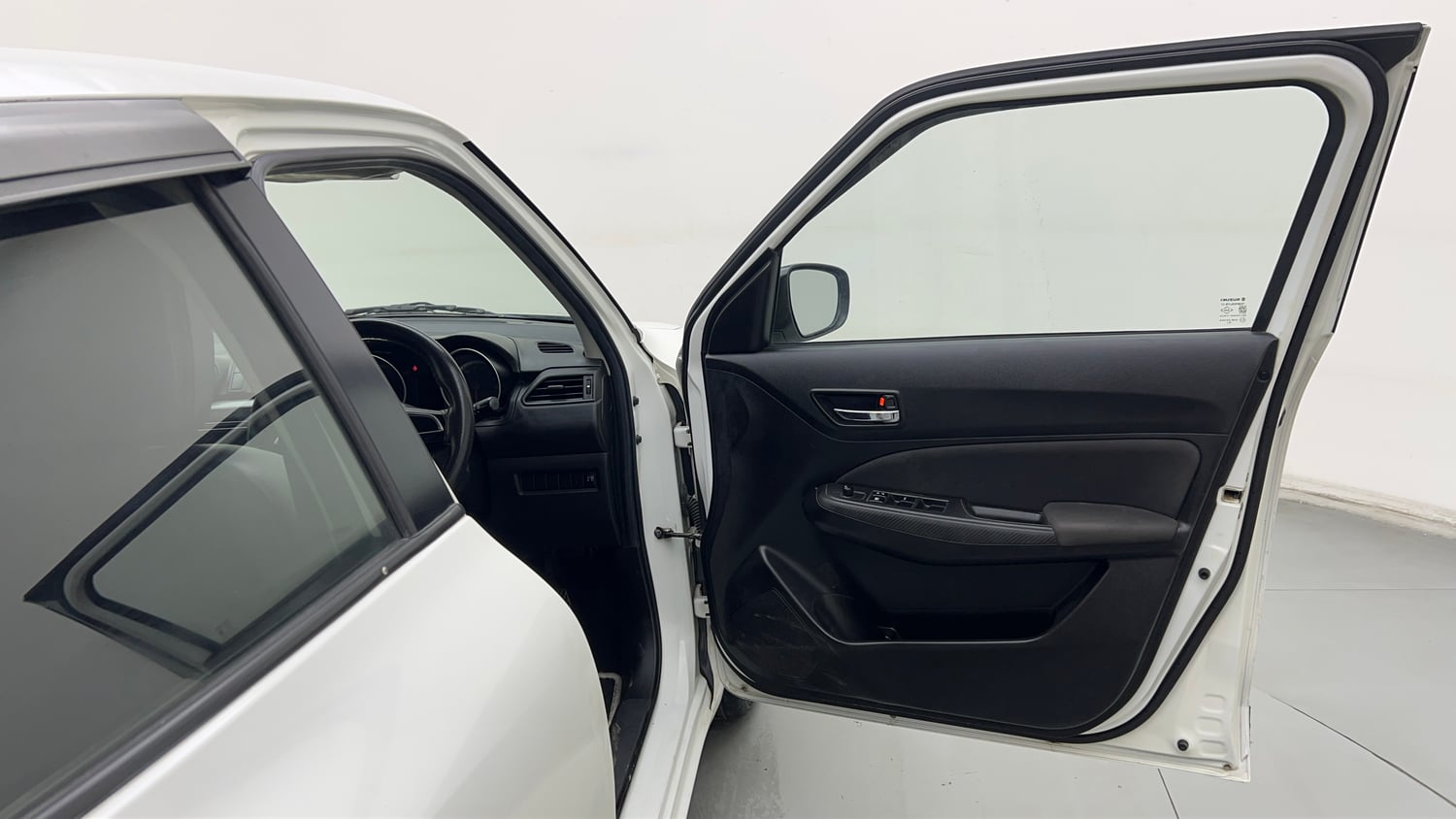 Used 2019 Maruti Suzuki Swift VXi Petrol Manual interior RIGHT FRONT DOOR OPEN VIEW