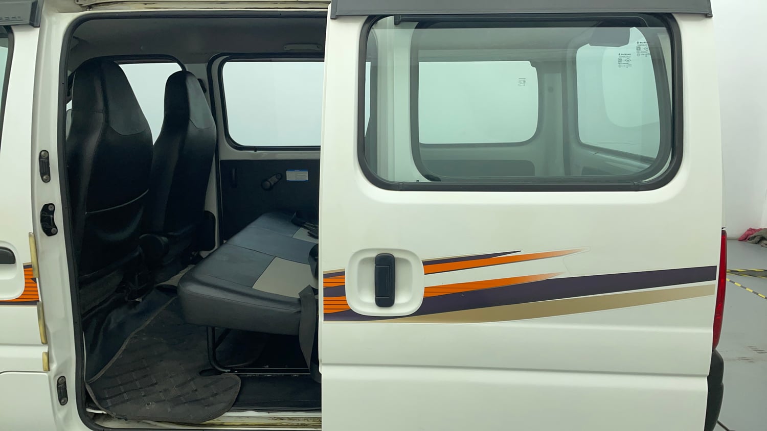 Used 2021 Maruti Suzuki Eeco 5 STR WITH A/C+HTR Petrol Manual interior LEFT REAR DOOR OPEN VIEW