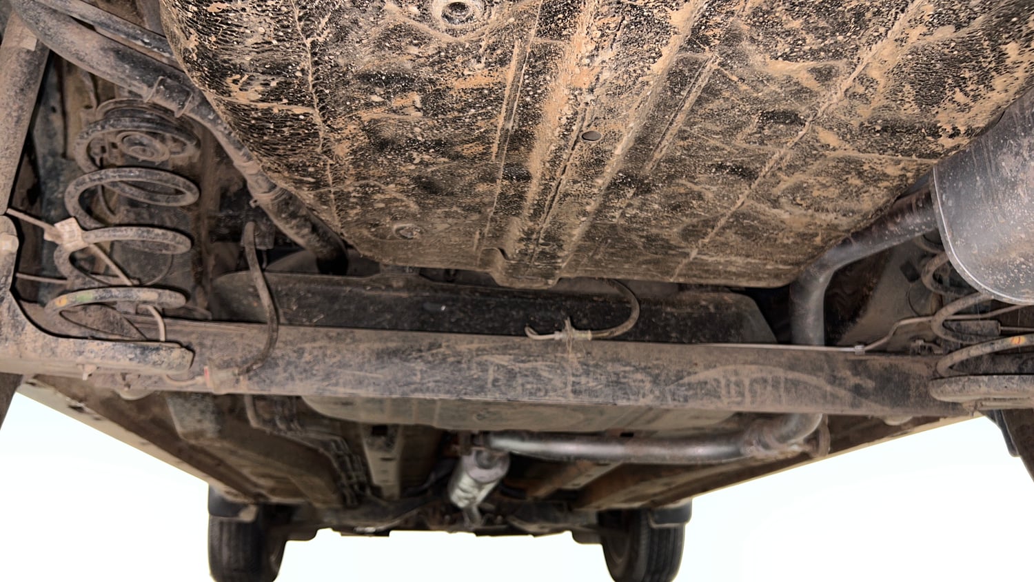 Used 2025 Tata Nexon Fearless Plus (PS) 1.2 Petrol DCA Dual Tone Petrol Automatic extra REAR UNDERBODY VIEW (TAKEN FROM REAR)