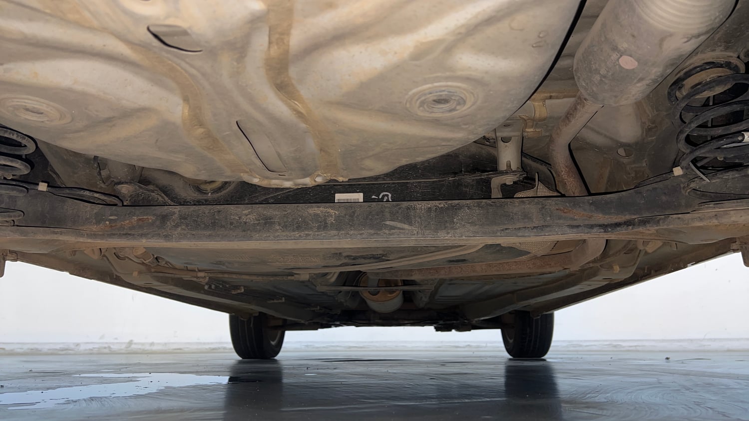 Used 2018 Maruti Suzuki Baleno Zeta 1.2 Petrol Manual extra REAR UNDERBODY VIEW (TAKEN FROM REAR)