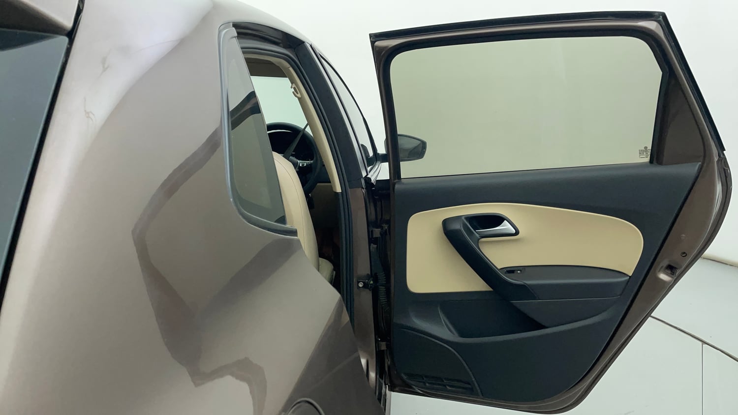 Used 2016 Volkswagen Polo Highline1.5L (D) Diesel Manual interior RIGHT REAR DOOR OPEN VIEW