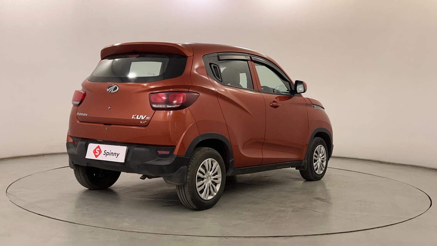Used 2016 Mahindra KUV100 K4 5 STR Petrol Manual exterior RIGHT REAR CORNER VIEW