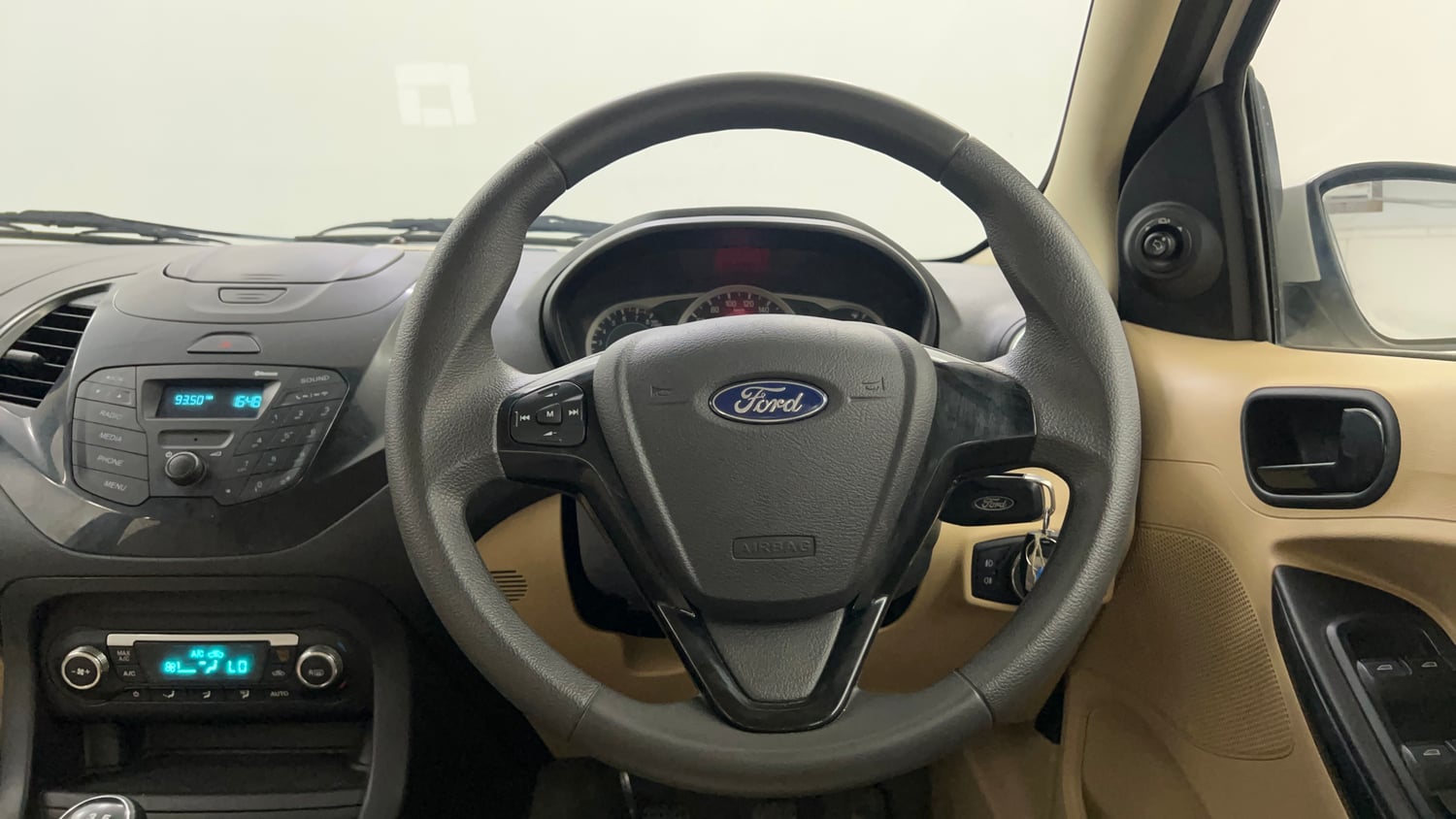 Used 2016 Ford Figo Aspire Titanium 1.2 Ti-VCT Petrol Manual interior STEERING VIEW