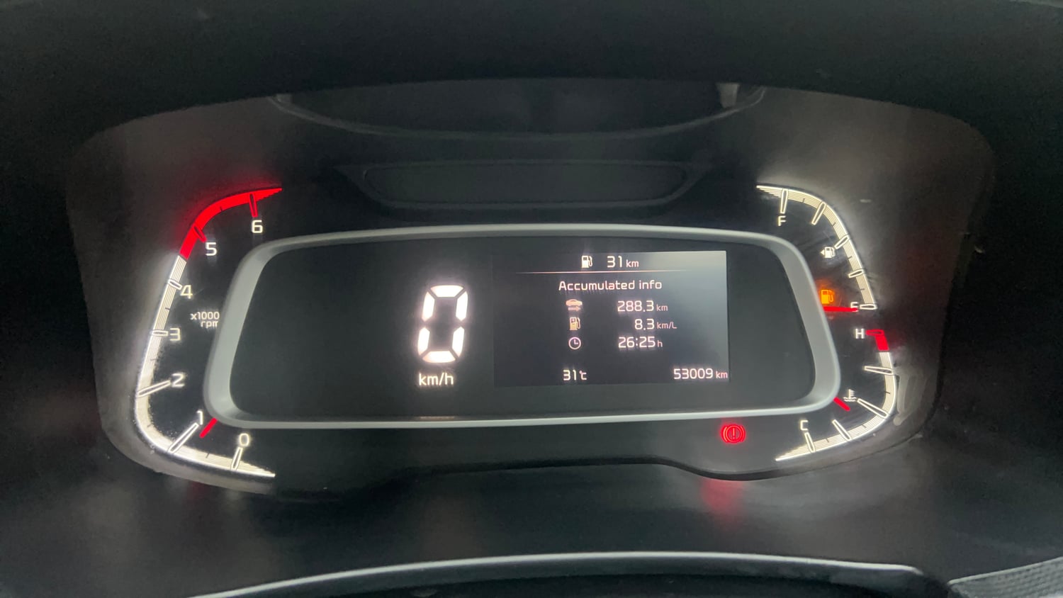 Used 2022 Kia Sonet HTX Plus 1.5 Diesel Manual interior CLUSTERMETER VIEW