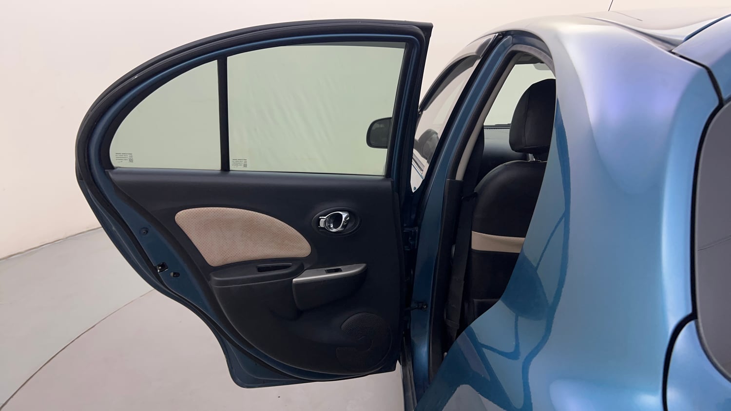 Used 2016 Nissan Micra XV CVT Petrol Automatic interior LEFT REAR DOOR OPEN VIEW