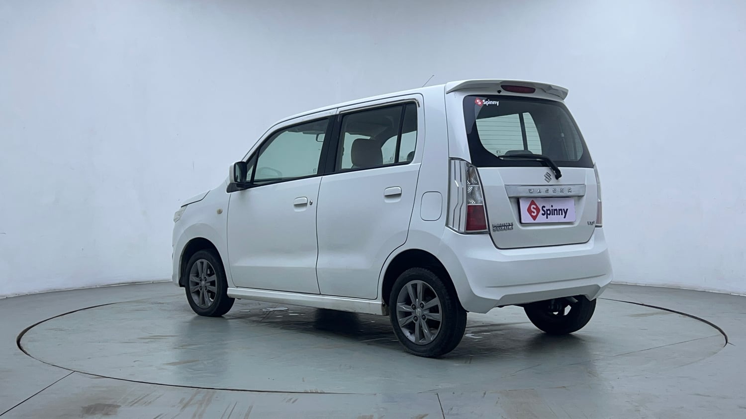 Used 2017 Maruti Suzuki Wagon R VXI+ Petrol Manual exterior LEFT REAR CORNER VIEW
