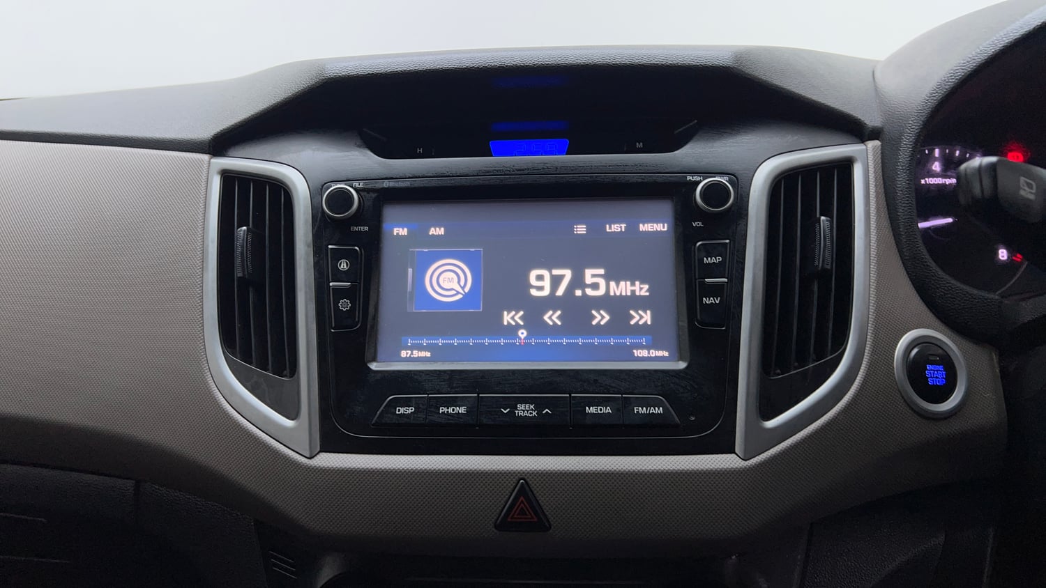 Used 2018 Hyundai Creta SX Plus 1.6 AT Petrol Petrol Automatic top_features Touch screen infotainment system