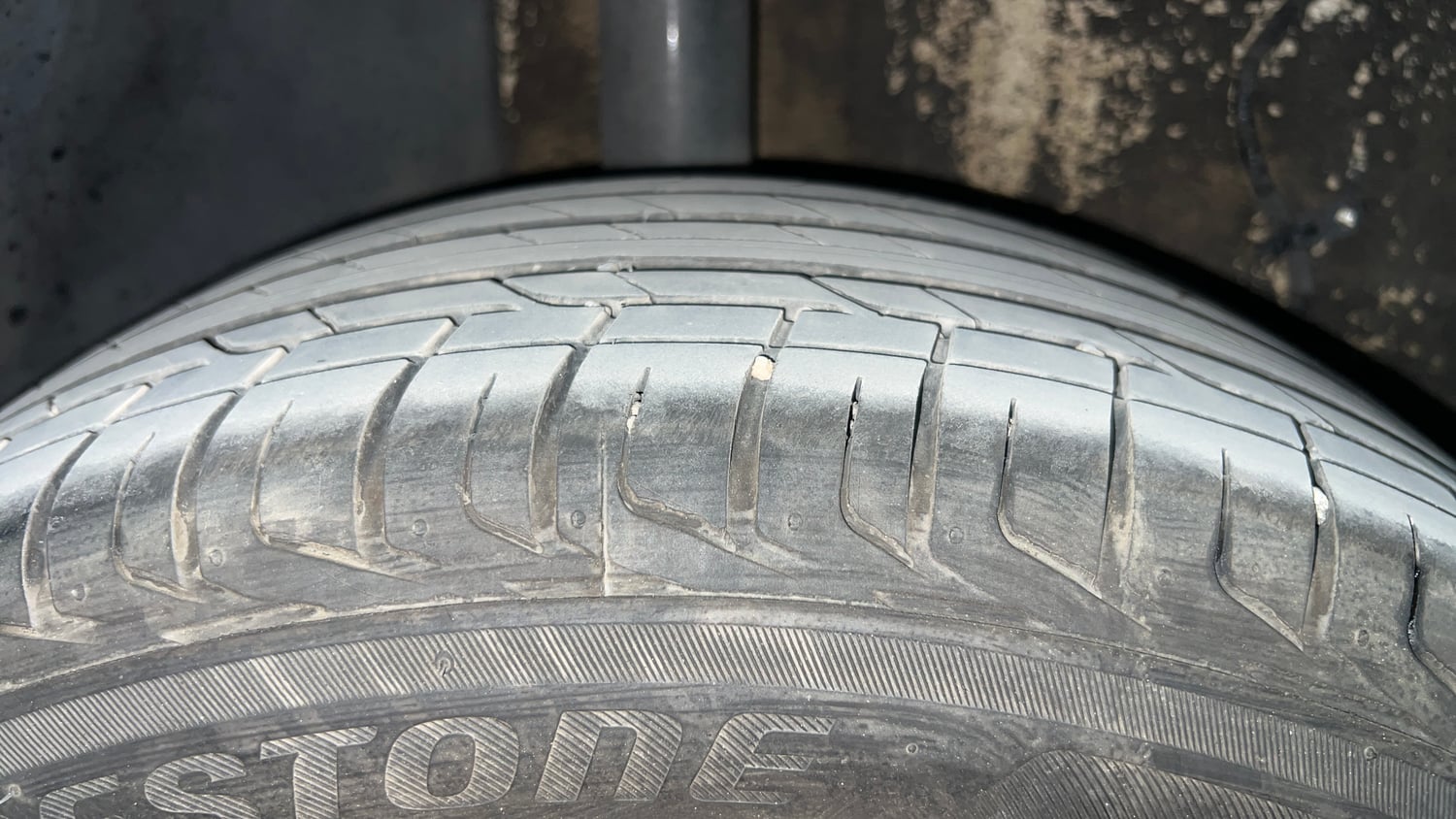 Used 2024 Tata Punch Creative Plus AMT Petrol Automatic tyres RIGHT REAR TYRE TREAD VIEW