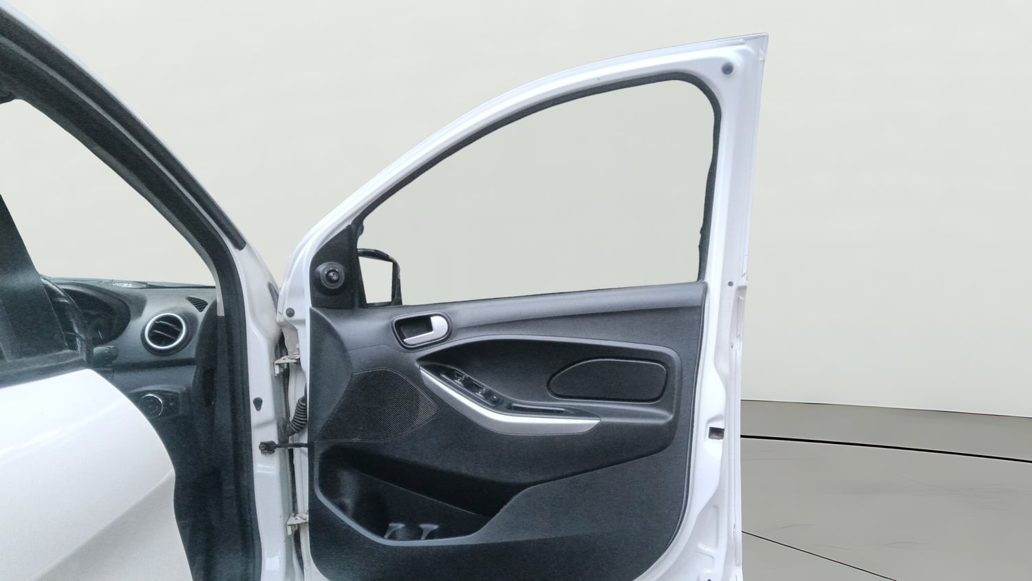 Used 2017 Ford Figo Trend 1.2 Ti-VCT Petrol Manual interior RIGHT FRONT DOOR OPEN VIEW