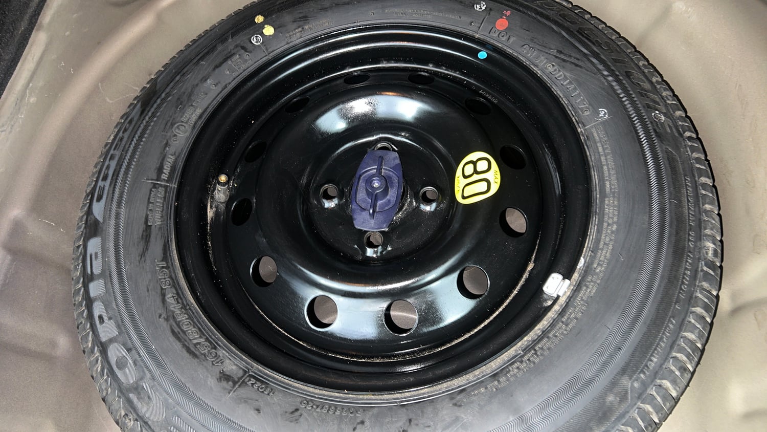 Used 2017 Maruti Suzuki Dzire ZXi Petrol Manual tyres SPARE TYRE VIEW