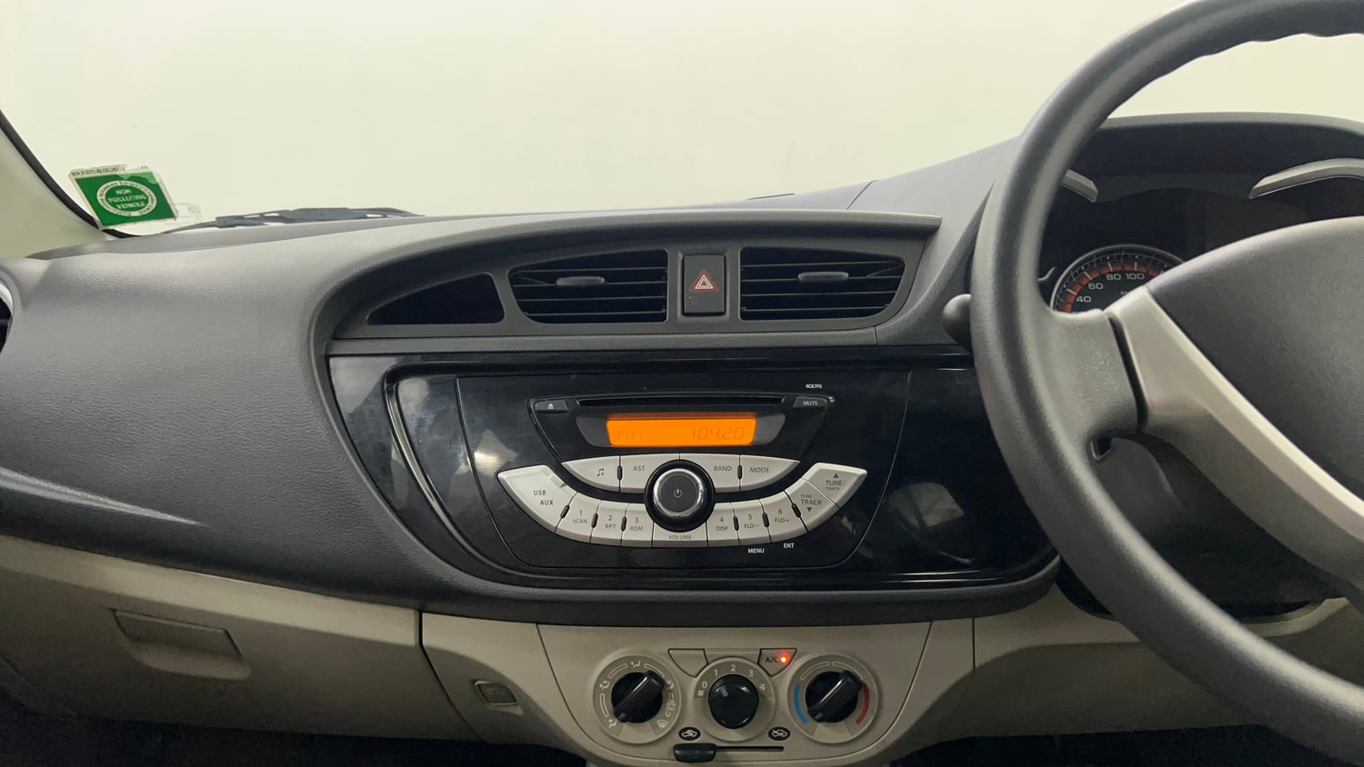 Used 2016 Maruti Suzuki Alto K10 VXi AMT Petrol Automatic interior MUSIC SYSTEM & AC CONTROL VIEW